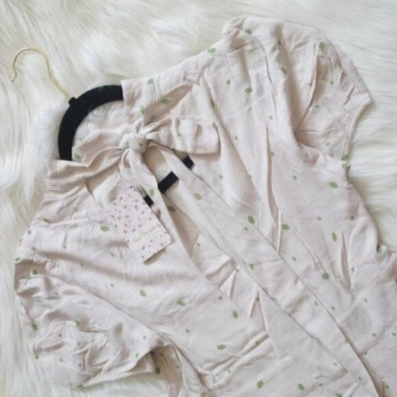 NEW Free People Ivory Abbie Print Fit and Flare Mini Dress - Picture 5 of 10